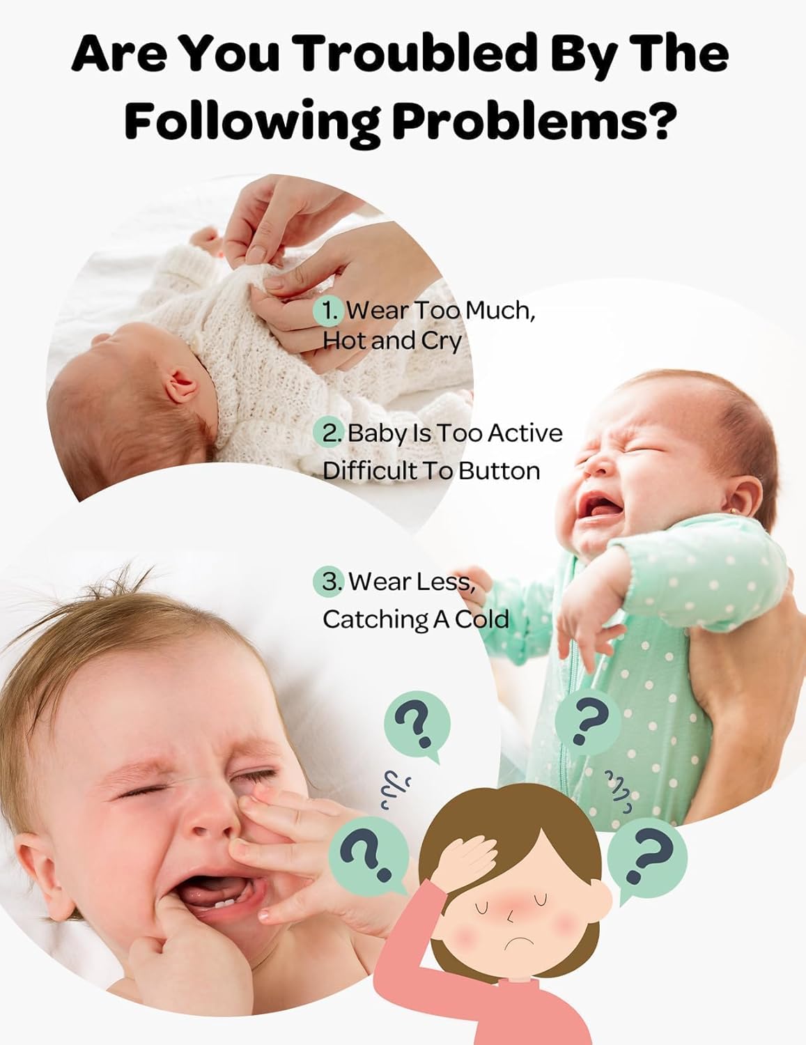 Momcozy Unisex Baby Pajamas, Baby-Temp Monitoring Double Zipper Boy Girl Sleepers Rompers Footie, 2 Pack Light Weight Stretchy Viscose Derived from Bamboo Baby Jammies, 0-3 M, Blue Grey - Image 7