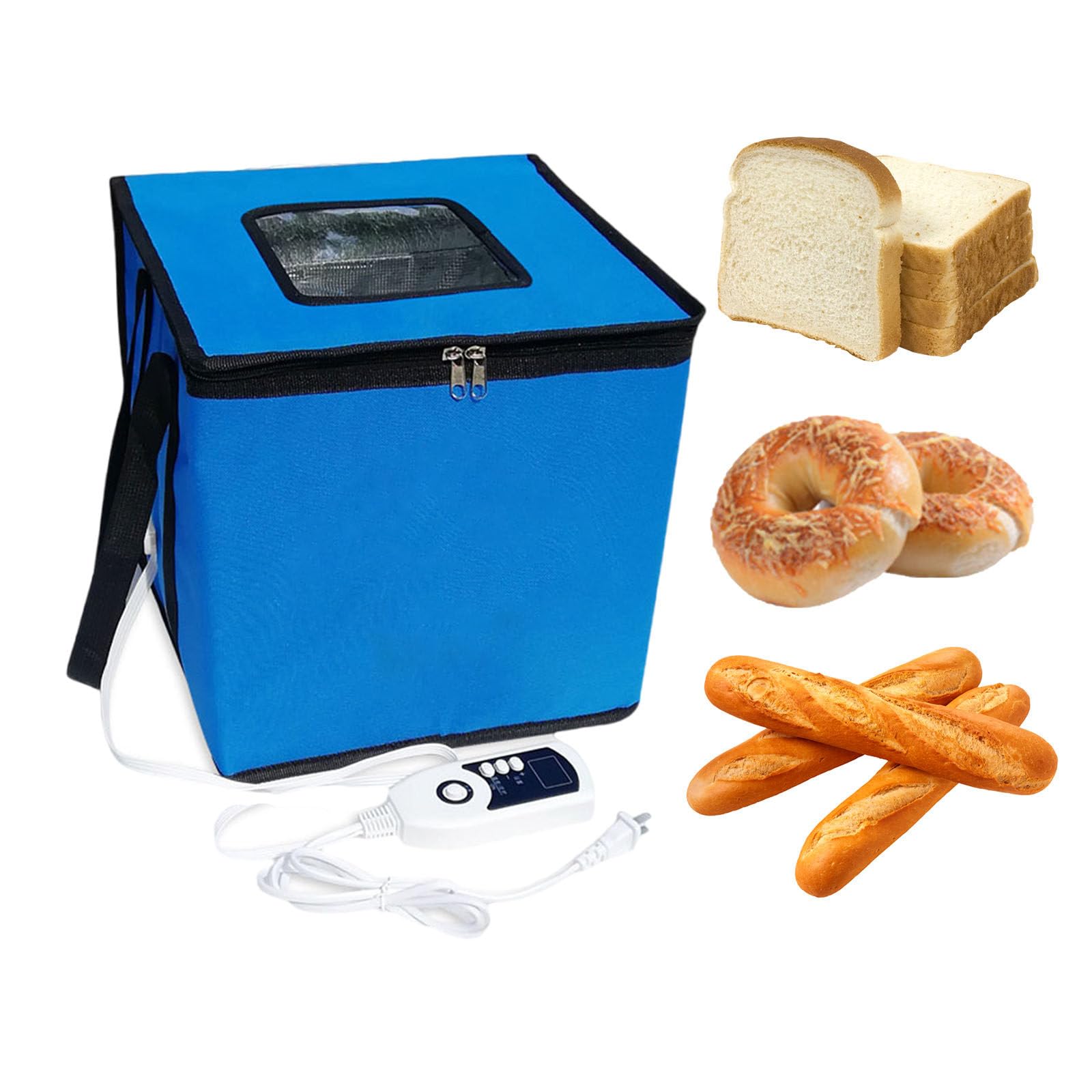 Scatola Di Lievitazione Per La Preparazione Del Pane, Cestino Per La Lievitazione Del Pane, Scatola Di Fermentazione Per Lievito Naturale Con Funzione Di Controllo Della Temperatura,L
