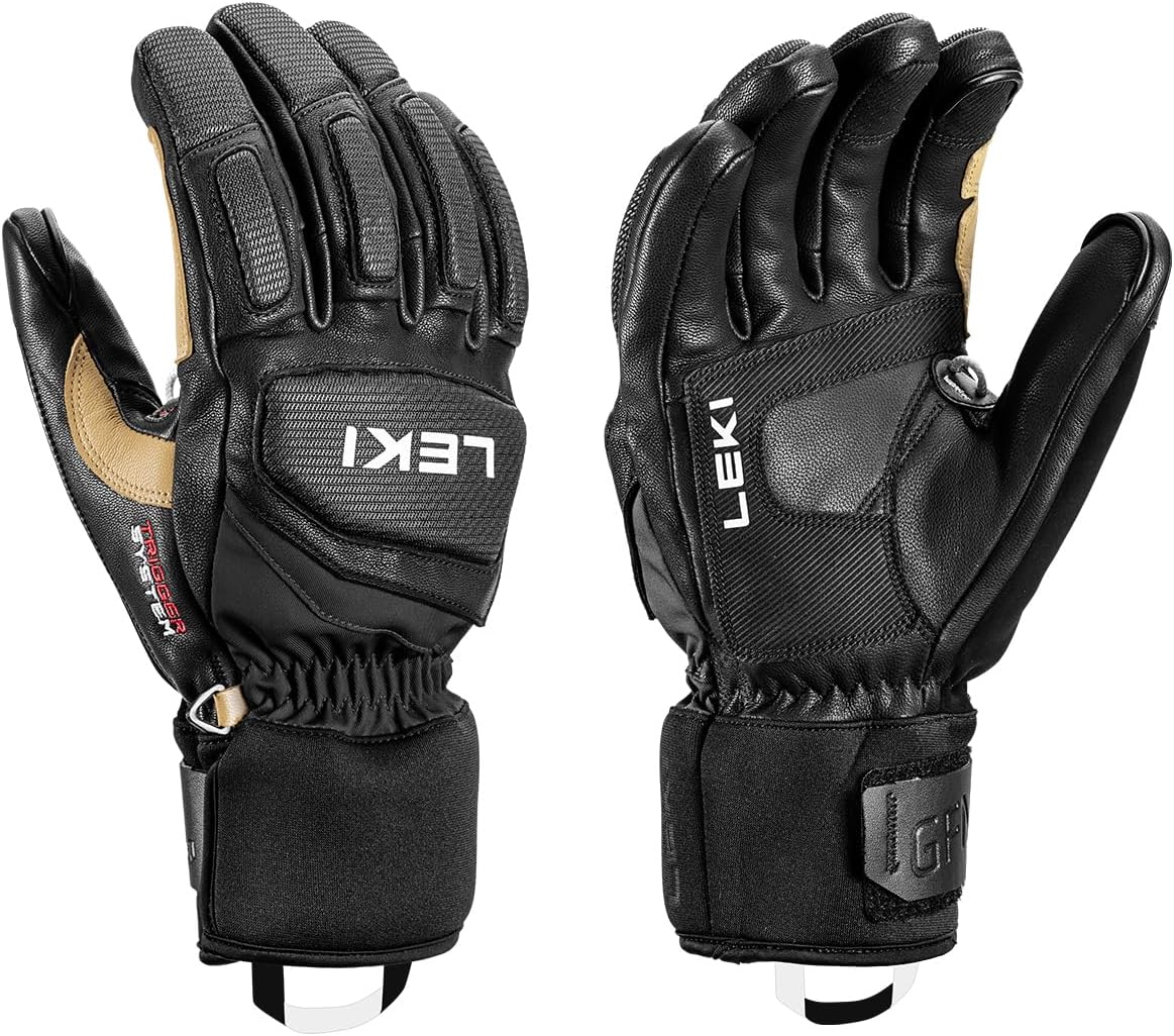 LEKI Griffin Pro 3D Primaloft ゴールド断熱防水手袋 スキー、スノーボード、寒い天候用