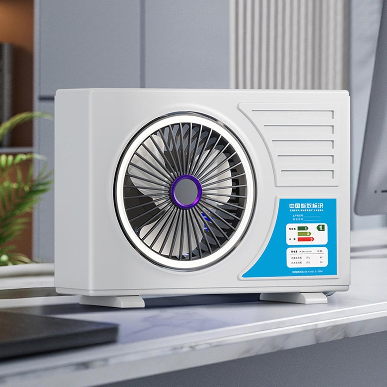 Desk Table Fan, Fan Portable Handheld, 310g Tabletop Cooling Bedside Fans for Home Bedroom Living Room Office School Outdoor Travel Camping Fishing Picnic Summer Modern Ventilation Kit