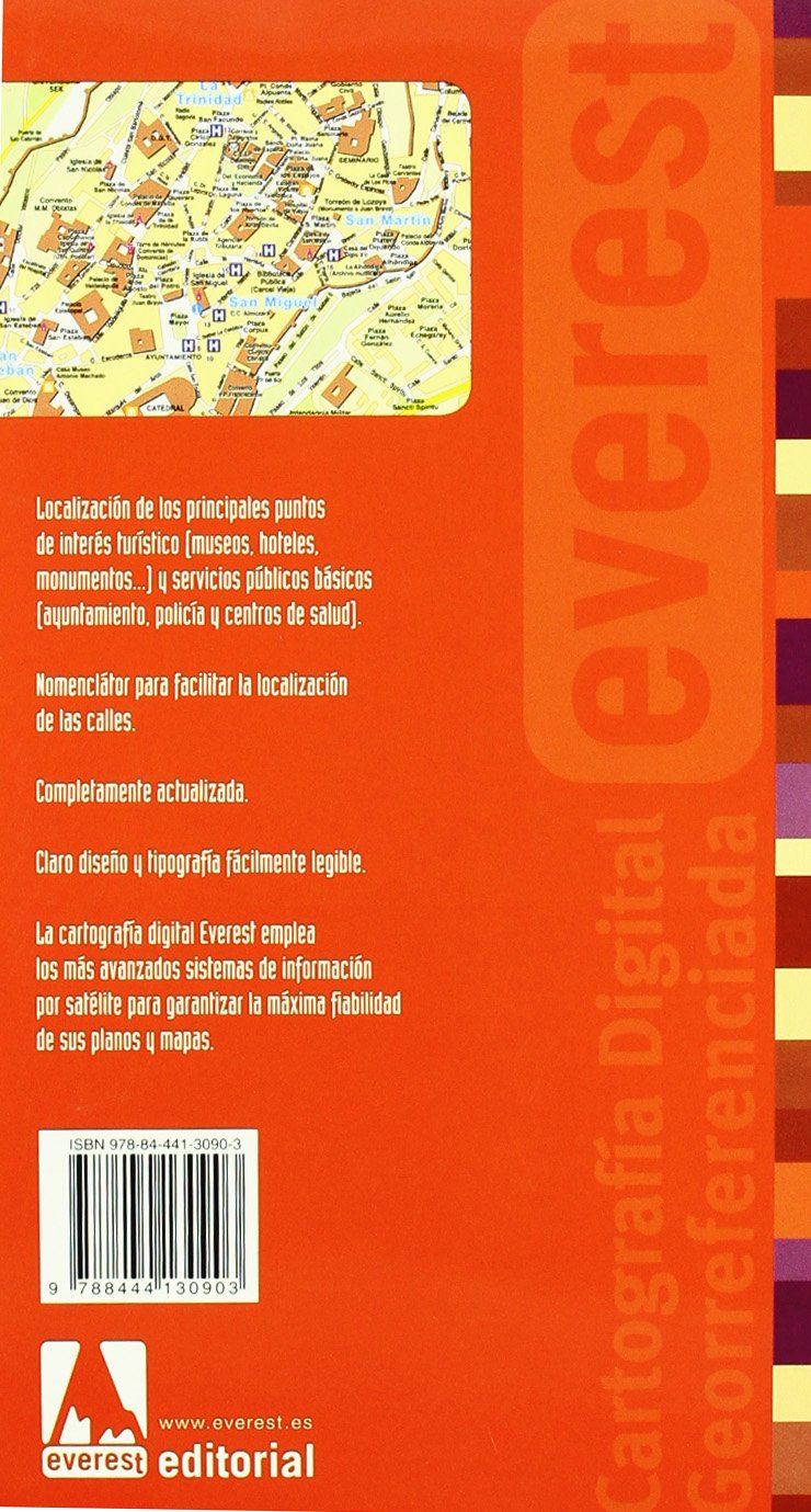 Plano callejero de Segovia. Con mapa de carreteras de la provincia: Escala Callejero: 1:5.500. Escala Mapa: 1:300.000. (Planos callejeros / serie roja)