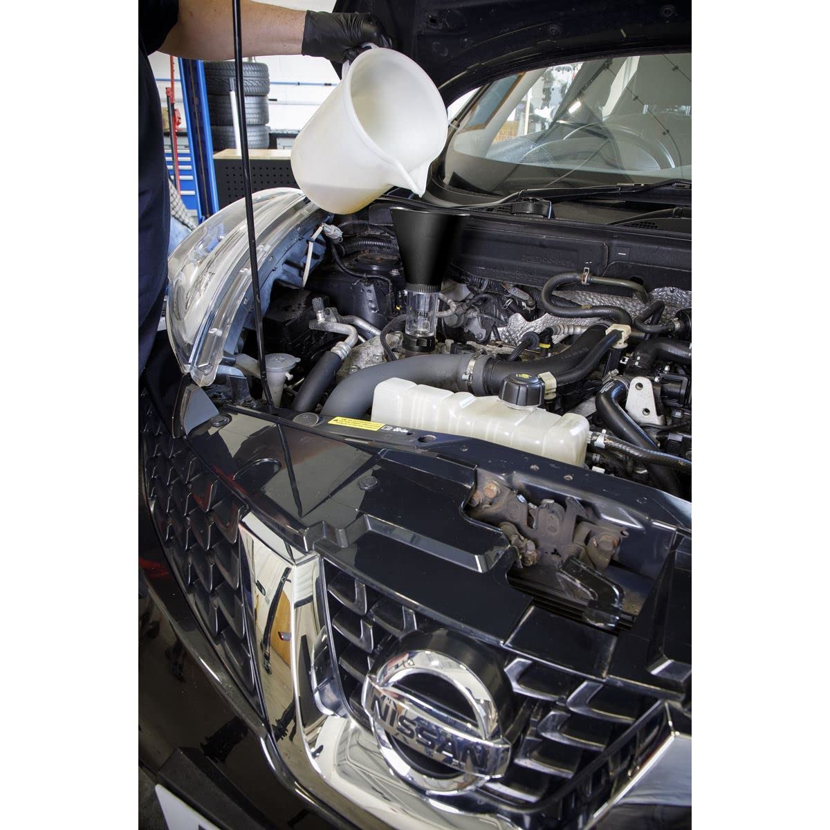 Sealey Lot de 4 entonnoirs d'huile moteur - Renault et Nissan - VS7102