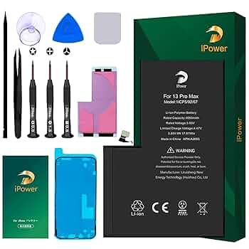 Amazon | iPower for iPhone 13Pro Max バッテリー 互換 大容量