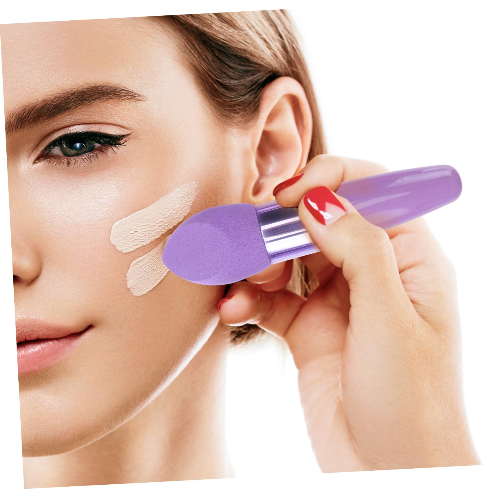 POPETPOP 15pezzi Per Latex Pratici Per Makeup Spugne Per Facciale Accessori Cosmetici Per Make-up e