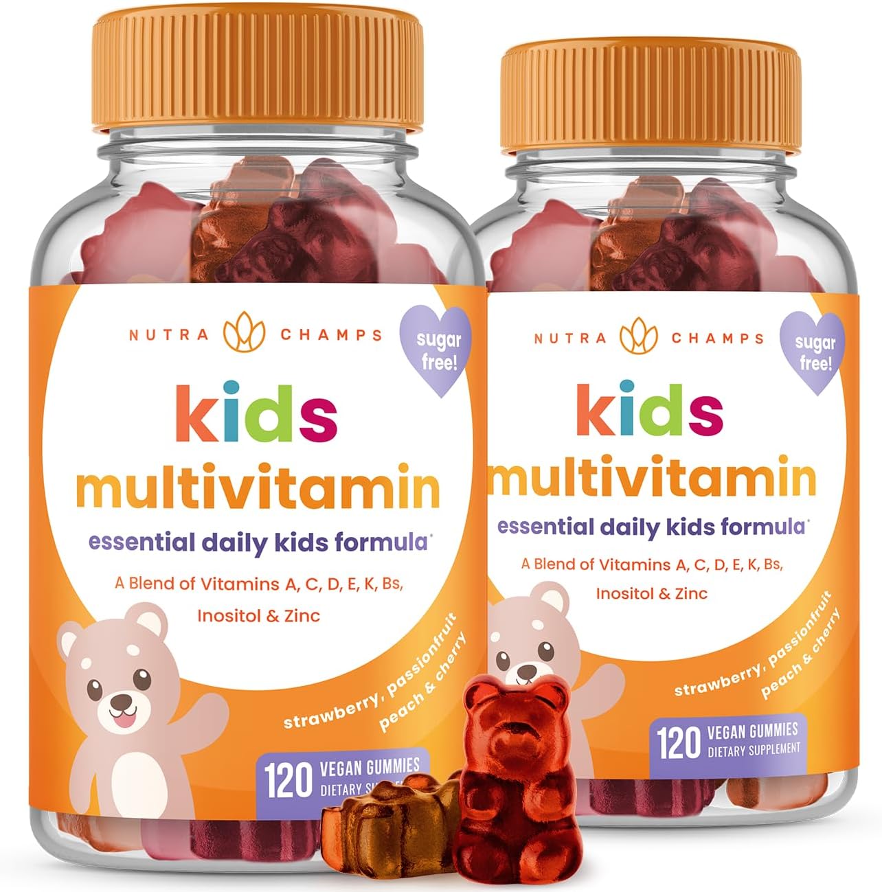 Nutricost Kids Multivitamin Gummies 120 Servings (Mixed