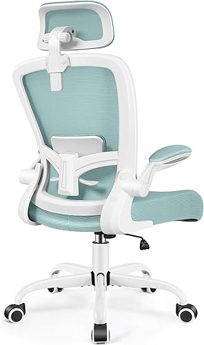 Miniatura 12 de FelixKing Silla de Oficina, Silla de Escritorio con Soporte Lumbar Ajustable, Silla de Computadora Ergonómica con Respaldo Alto y Reposabrazos,
