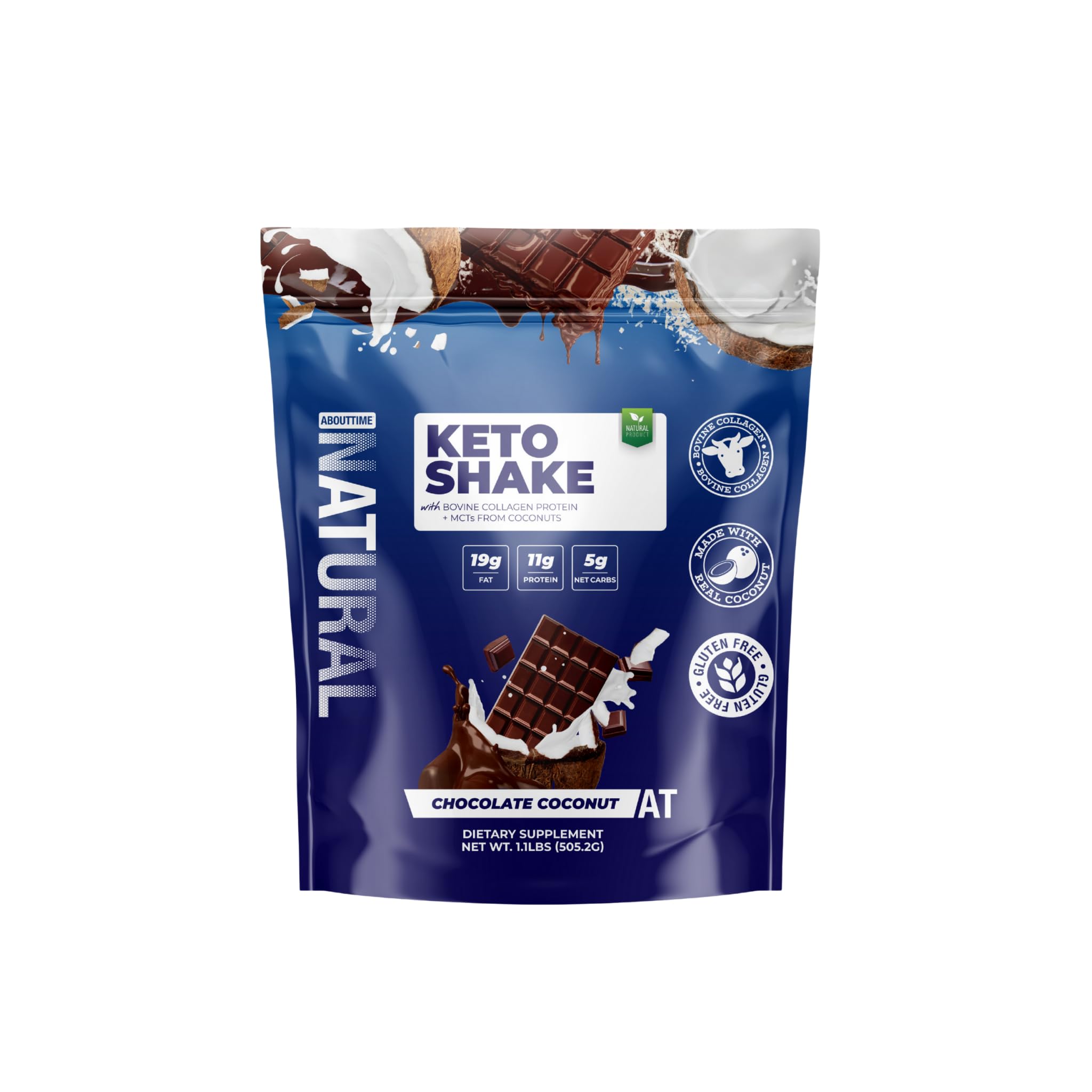 Keto Shake Chocolate Coconut