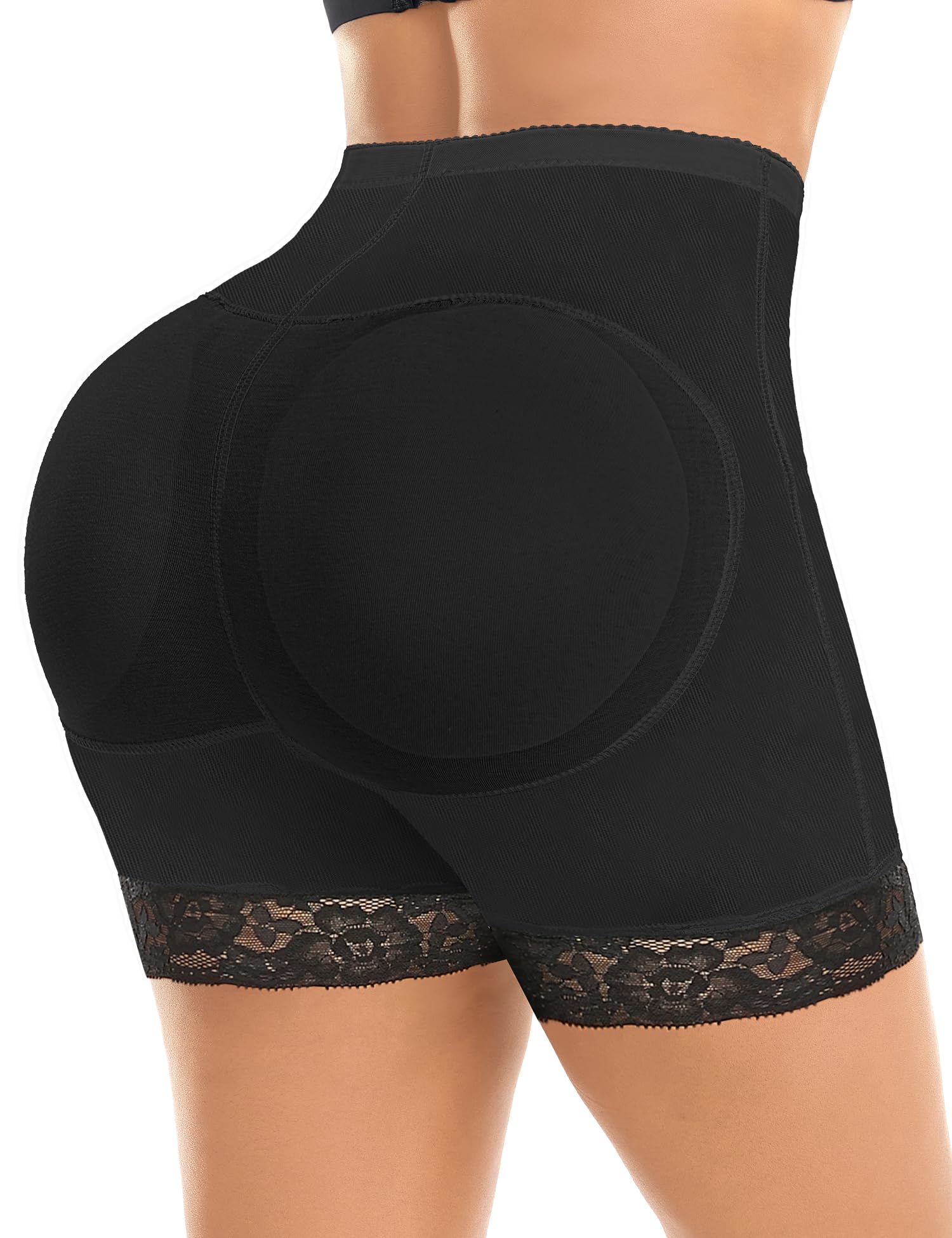 DERCA Butt Enhancer Hip Pads Lace Padded Boyshorts
