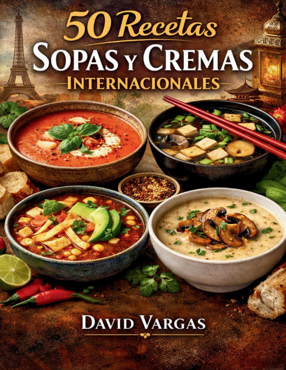 50 Recetas de Sopas y Cremas Internacionales: Platos reconfortantes inspirados en distintas culturas fáciles de preparar y llenos de sabor