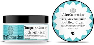 Body Cream for a Nourishing and Hydrating Skin Great Moisturizer Turquoise Summer oz