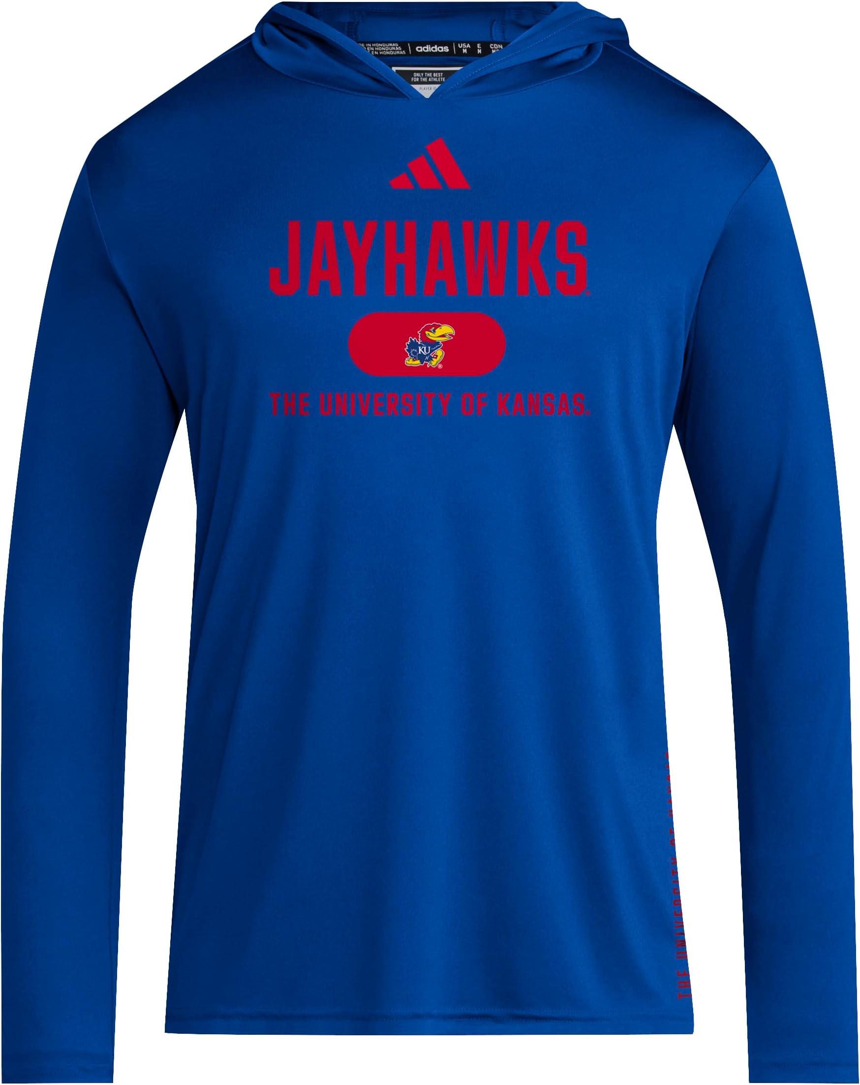 adidas red logo hoodie