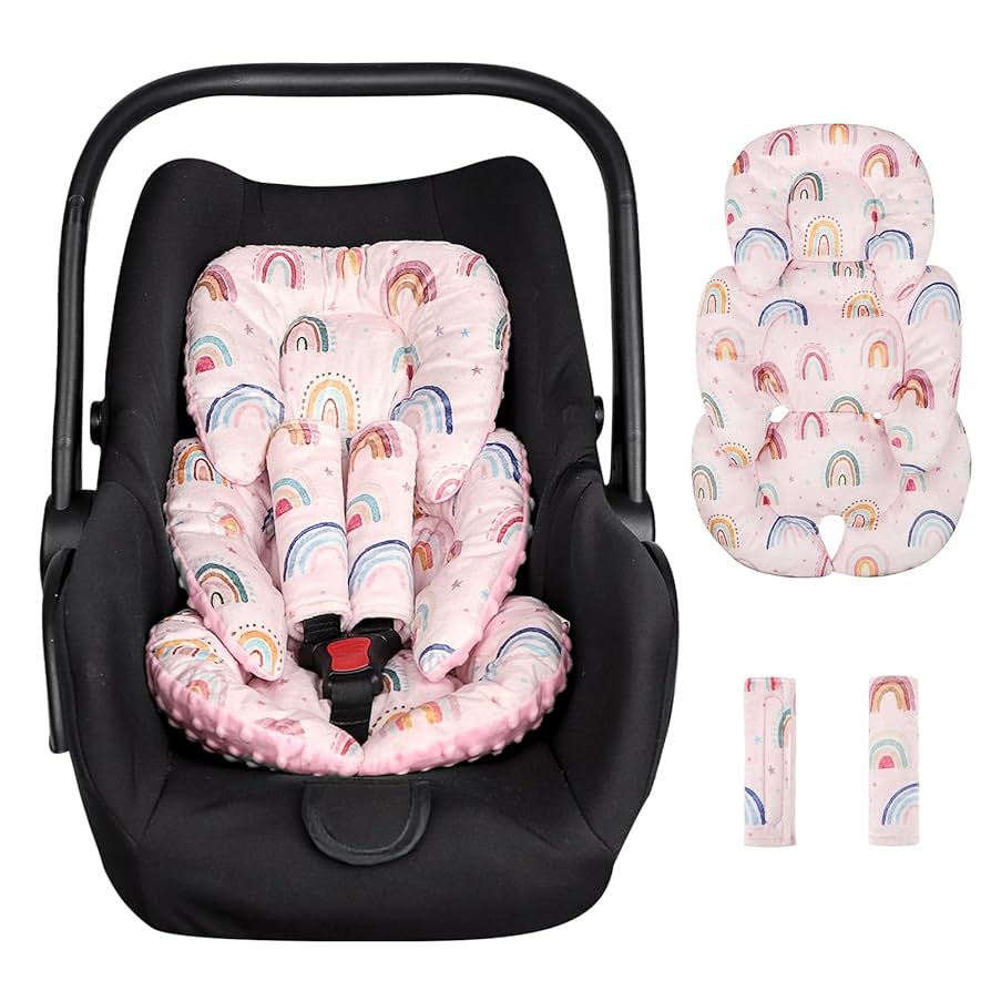 Infant car seat accessories newborn head support bundle