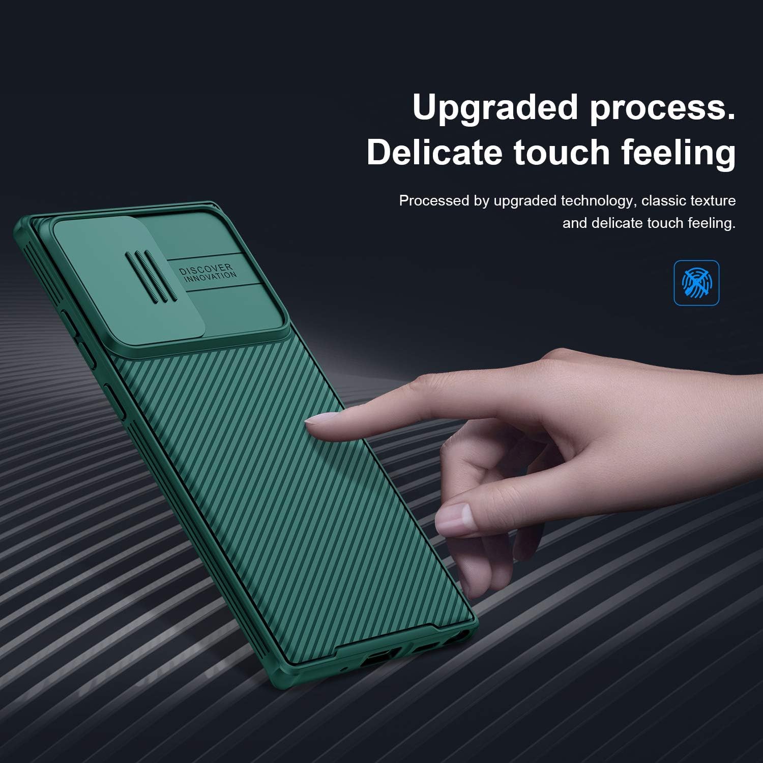 Nillkin Samsung Galaxy Note 20 Ultra Case, CamShield Pro Series Case with Slide Camera Cover, Slim Stylish Protective Case for Samsung Galaxy Note 20 Ultra 5G - Dark Green