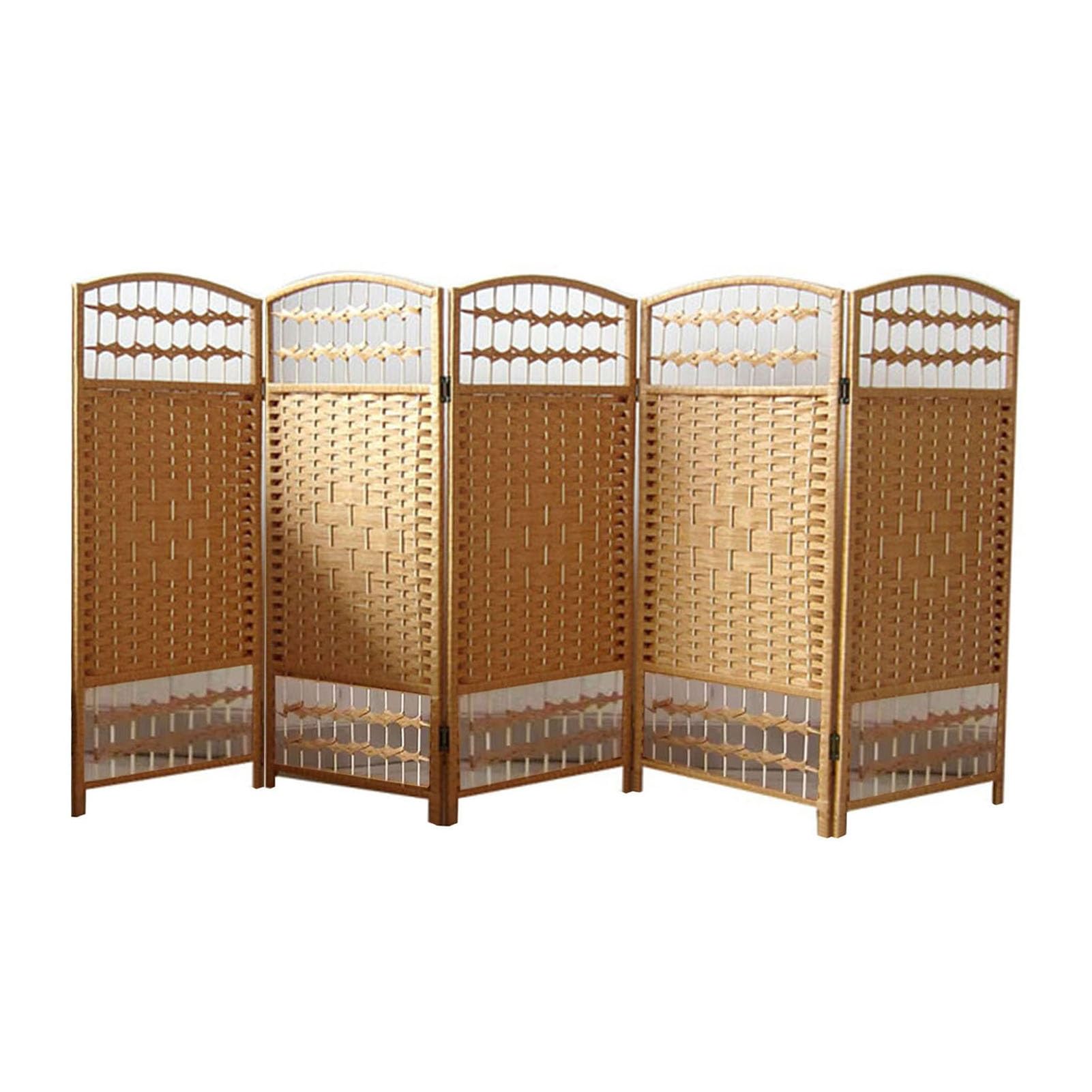 Paravent séparateur de pièce occultant 4 5 6 panneaux en bois