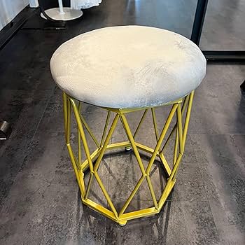 値下げしました！ハート型スツール　ゴールド 41x41xH44cm Amazon.co.jp: 【RUSSEL】高級 スツール ゴールド フレーム 椅子