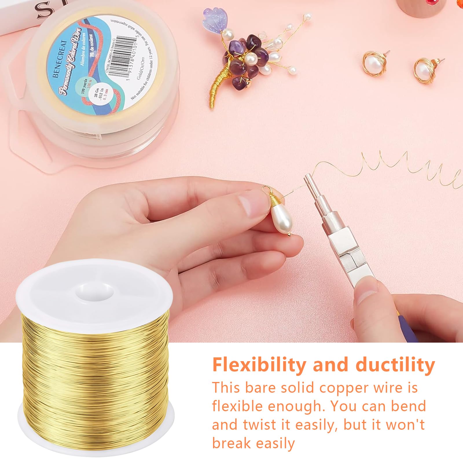 Filo Di Rame Tondo Per La Creazione Di Gioielli All'ingrosso - Foto 7