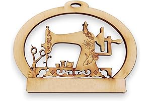 Unique Personalized Sewing Machine Ornament - A Timeless Keepsake for Sewing Enthusiasts