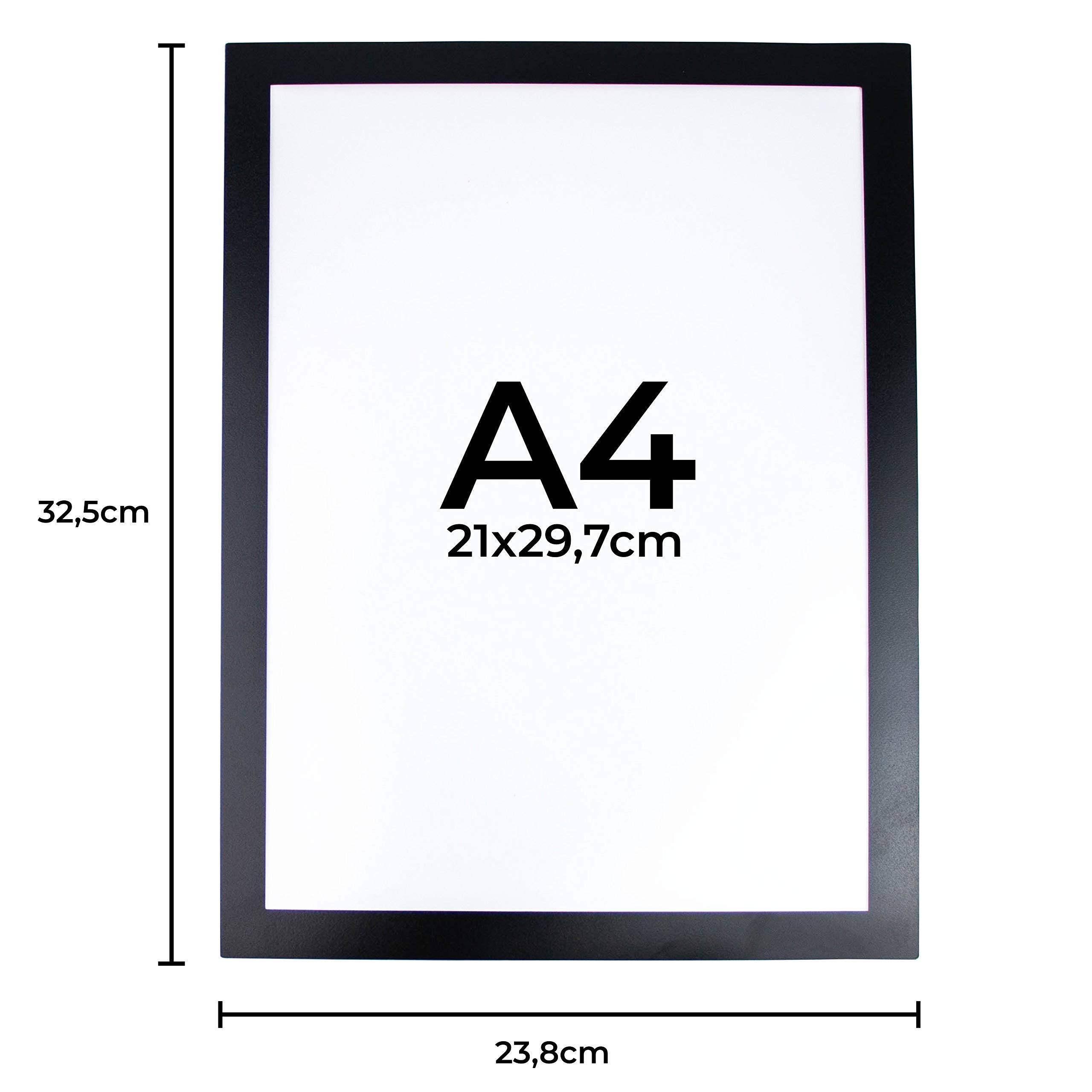Cornice Espositiva DURAFRAME A3 Autoadesiva - Nero Per Avvisi E Manifesti - Foto 6