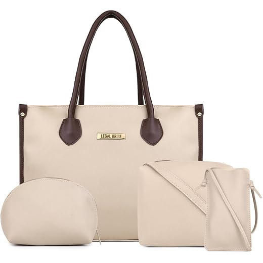 LEGAL BRIBE Textured Tote Bag Combo of 4