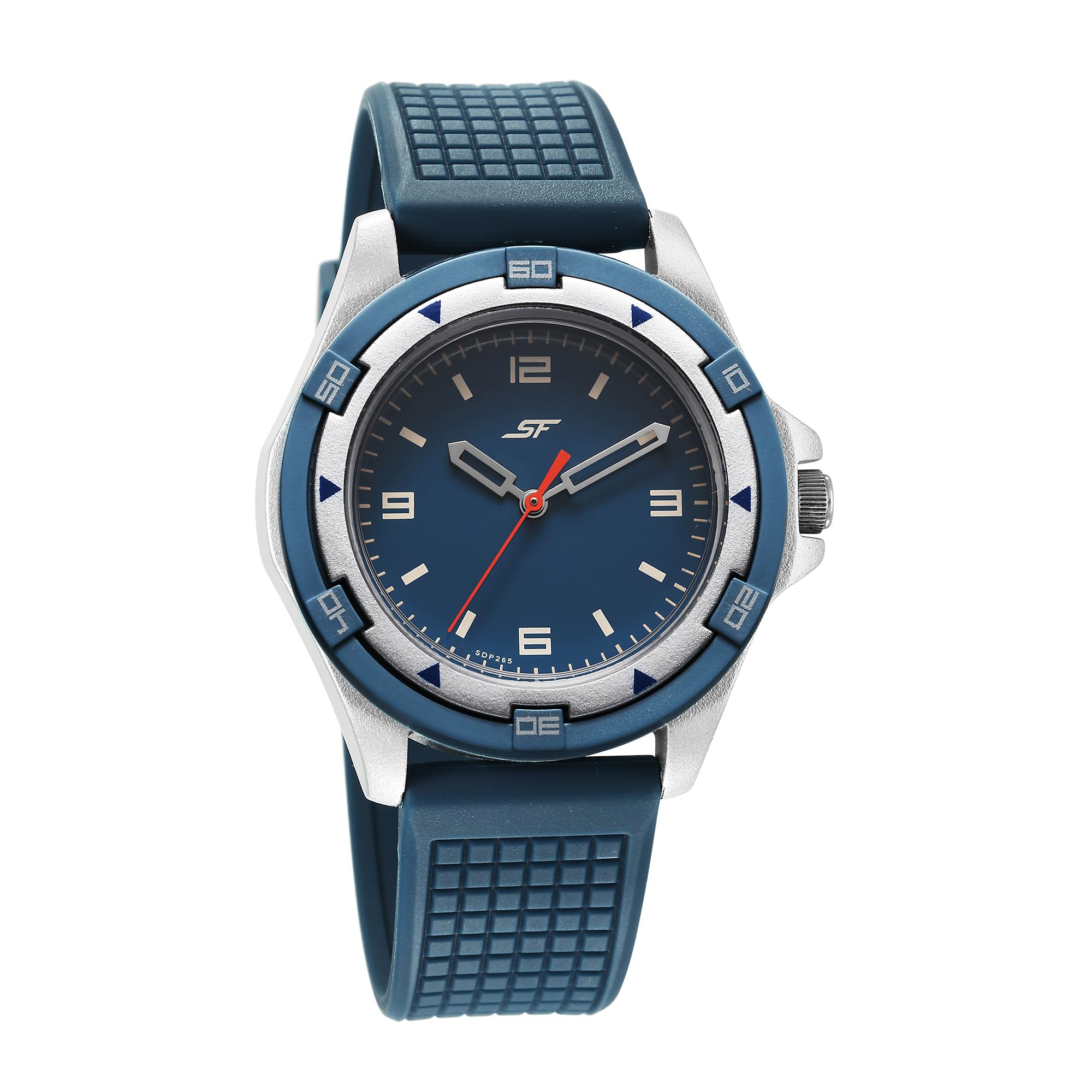 SF Sporty Blue Dial Polyurethane Strap Watch for Men-7930PP21W (B0C8J89QKX) Amazon Price History, Amazon Price Tracker