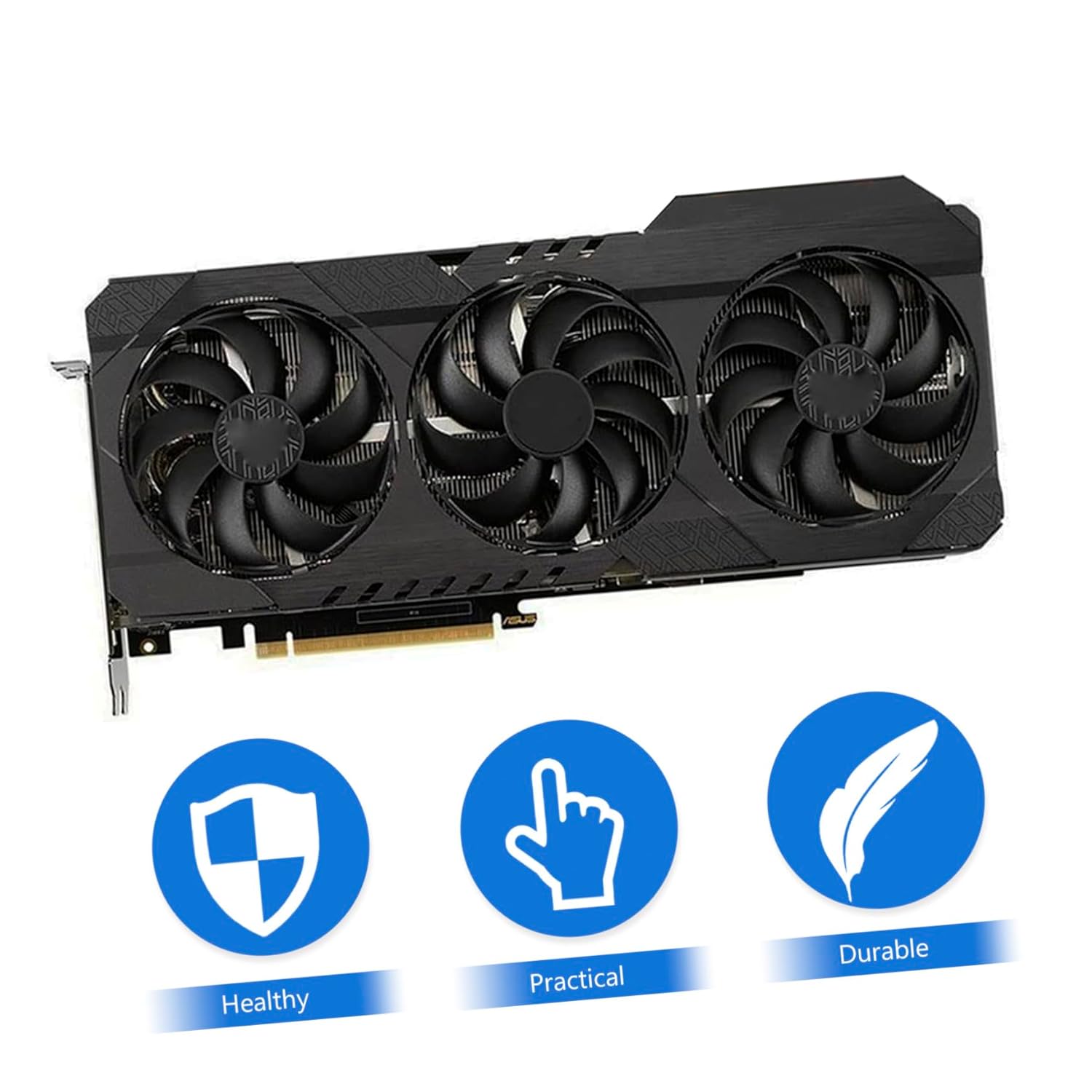 GPU Cooling Fan Replacement Compatible with Cfud for Ti Tuf Oc Quiet High-Performance Air Cooler for Stable Graphics Card Operation