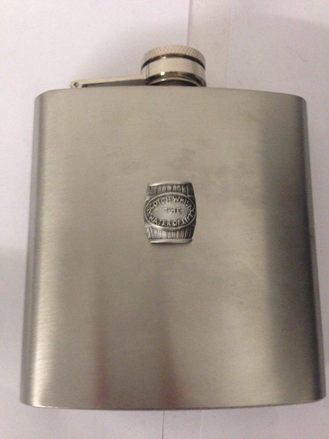 Flasque à whisky R79 en acier inoxydable sans fuite avec bouchon captif de 170g