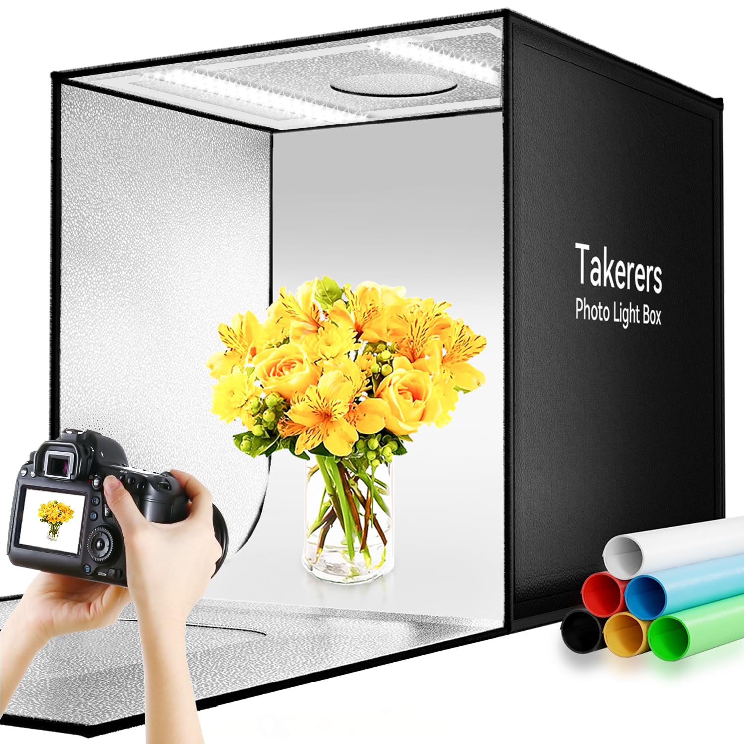 その他 PHOTO LIGHT BOX PHOTOLR Amazon.com : Photo Light Box Photography, Takerers Bi-Color