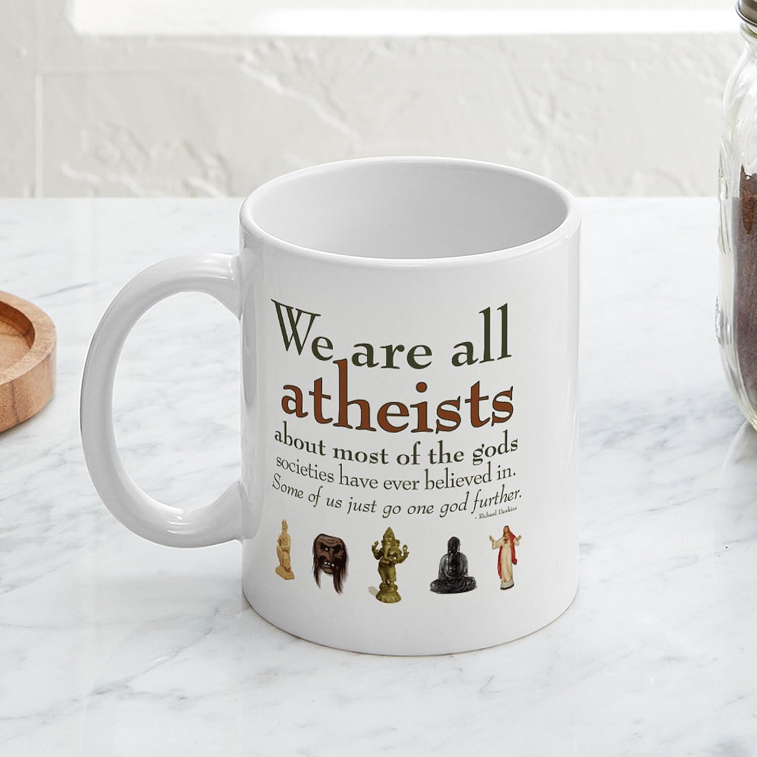 CafePress We're All Atheists Mug 11 oz (325 ml) Ceramic Coffee Mug