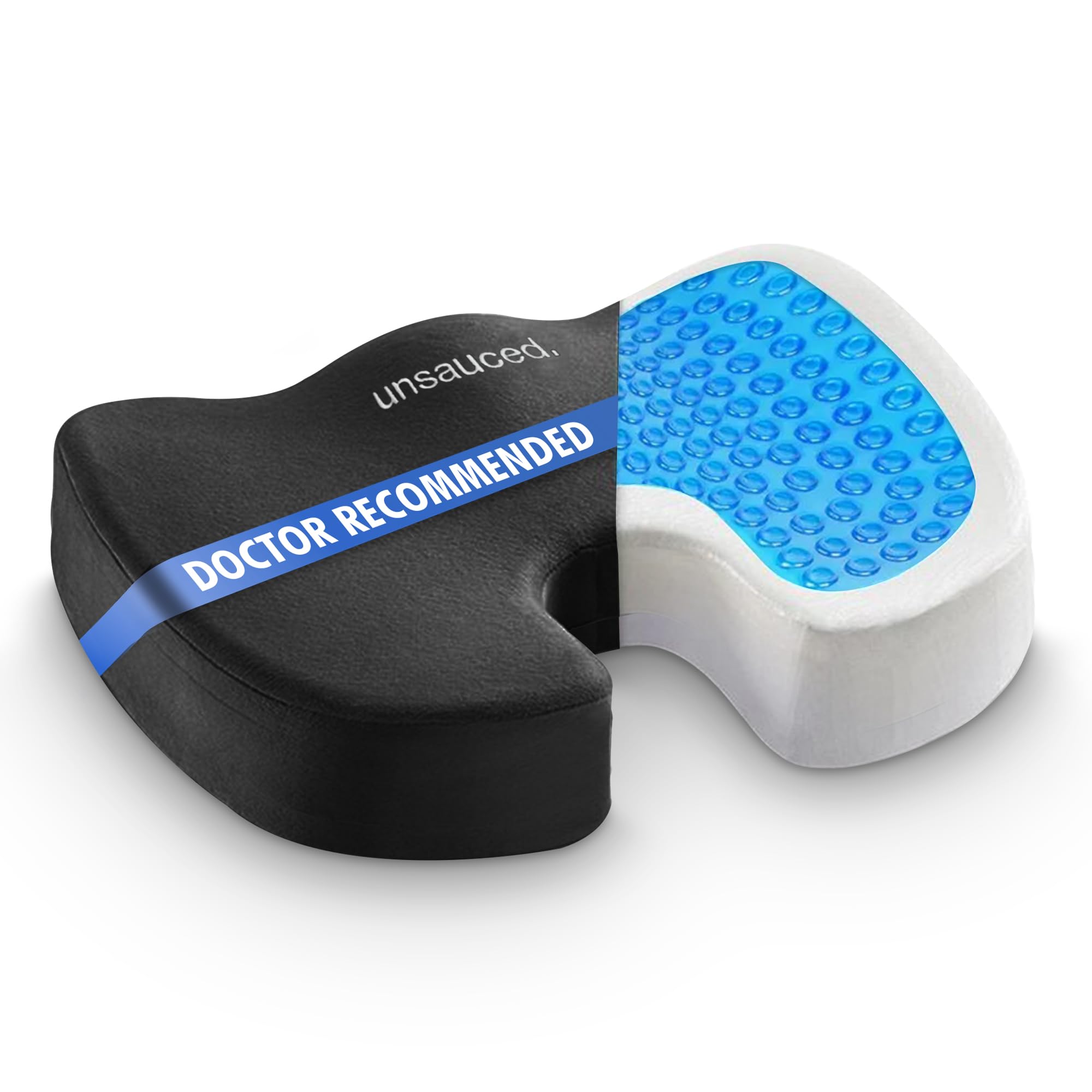 Amazon.co.jp: unsauced ジェル強化シートクッション デスクチェア用