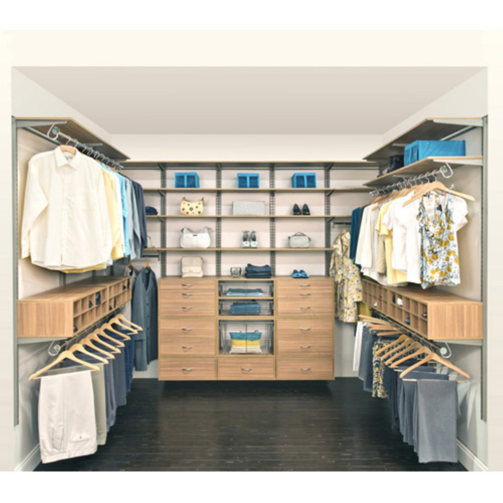 Living Solutions 6 Shelf Hanging Closet Organizer