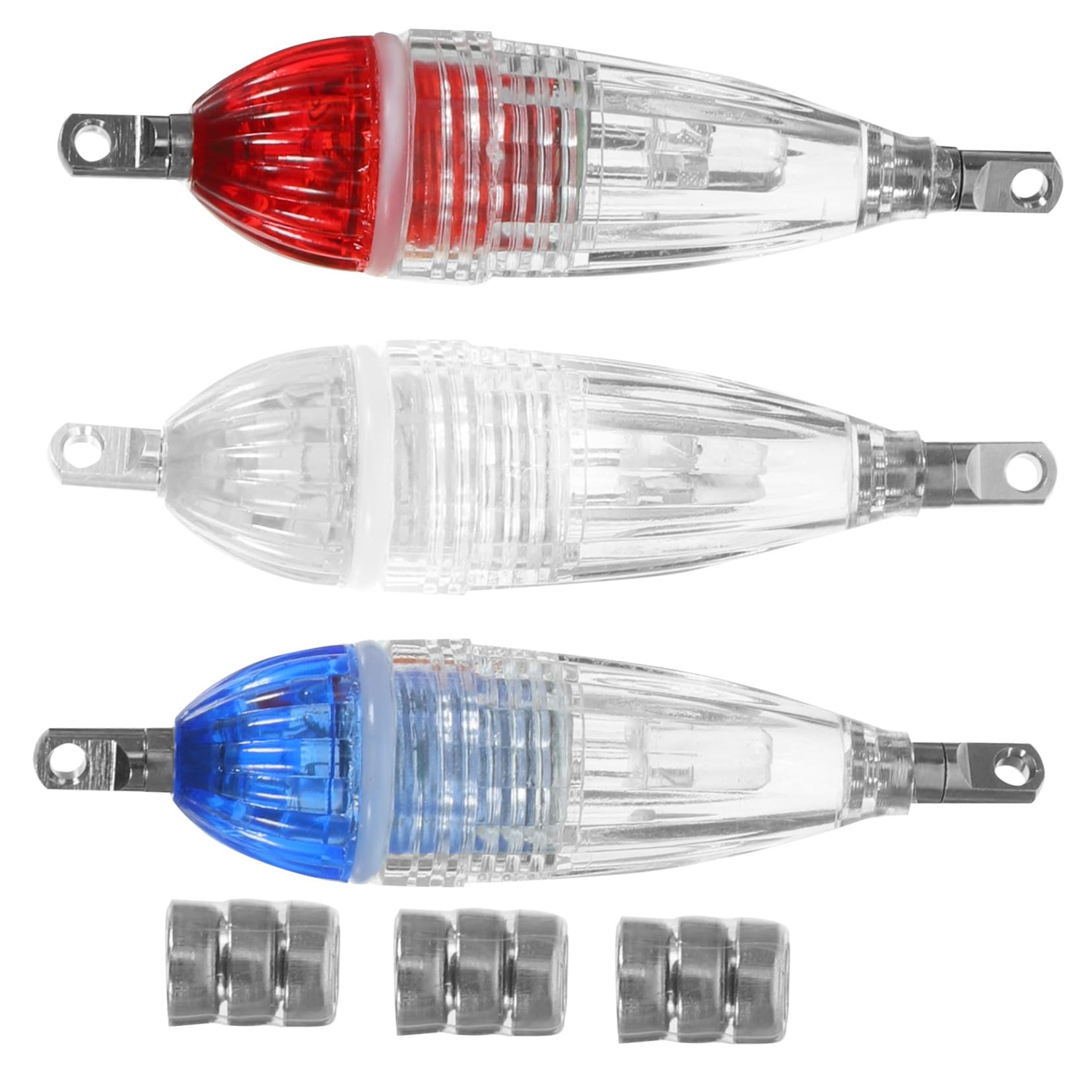 Hemobllo 6pezzi Lampada da Pesca LED Luce Notturna Pratica per Pesca all Aperto Attira Pesci Facilmente e Leggera da Trasportare