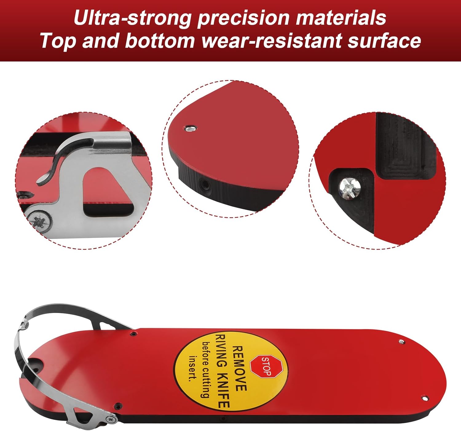 Dado Lock Down Insert Fits For Sawstop CB, ICS, PCS, CNS Table Saw, Replacement For Sawstop Zero-Clearance Insert