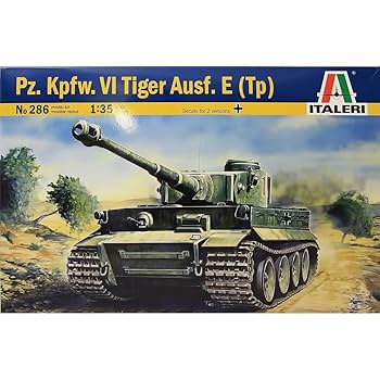 Amazon | タミヤ イタレリ 286 1/35 タイガーI E型 プラモデル