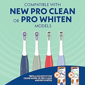 Spinbrush PRO Clean Replacement Heads, Electric Toothbrush Refills, Medium Bristles, 2 Count