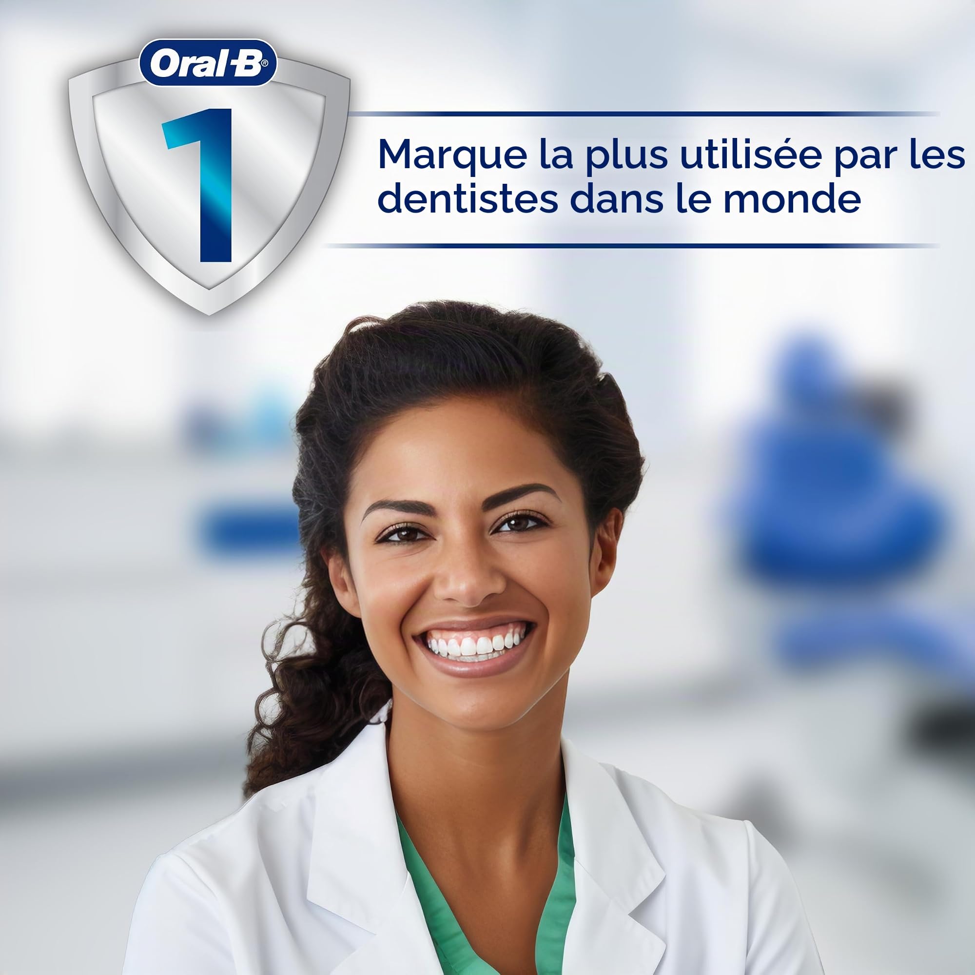 Oral-B iO Série 2 Brosse à Dents Electrique Rechargeable Blanc Pur avec 1 Tête de Brosse Soin Doux - Capteur de Pression Automatique pour Protéger Les Gencives - 3 Modes - Minuterie 2 Min