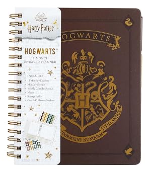 Harry Potter: Hogwarts 12-Month Undated Planner: ( Harry Potter School Planner School, Harry Potter Gift, Harry Potter Stationery, Undated Planner )