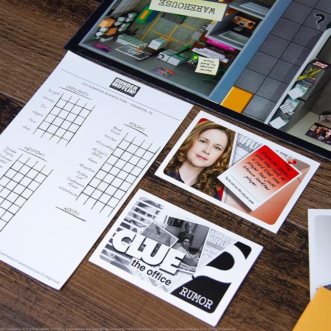 Hasbro CLUE: The Office Edition Board Game miniatura 8