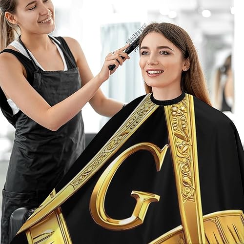 Miniatura 5 de Meaudiwes Capa de peluquería para adulto, capa ligera para peluquero, capa de peluquería para estilista y hogar