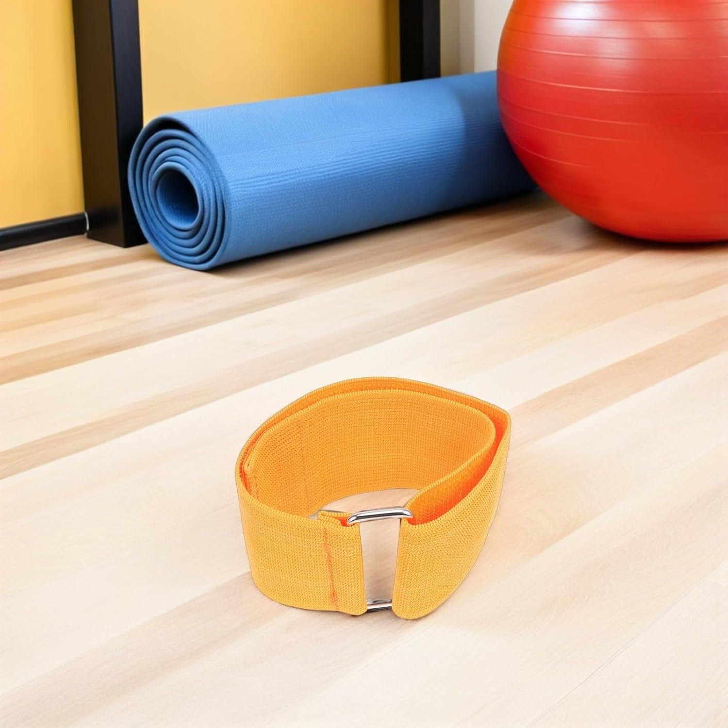 VICASKY 8pcs Legged Race Band, Stretchy Nylon Tie Band with Adjustable Design, for Indoor Sports Events and Party Games, Elastic 3-legged Race Strap Random Color