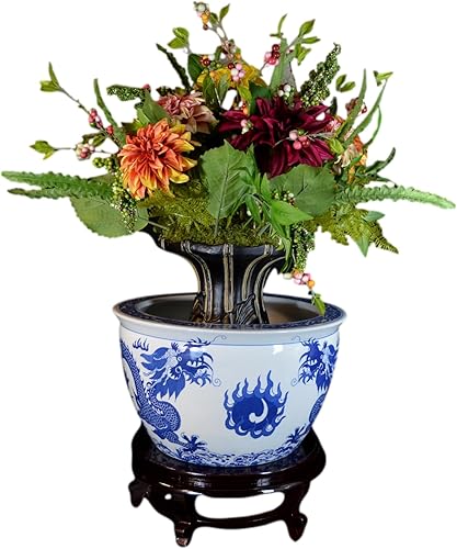 Miniatura 5 de Jarrón de exhibición de madera para pecera, soporte para maceta (12.50)