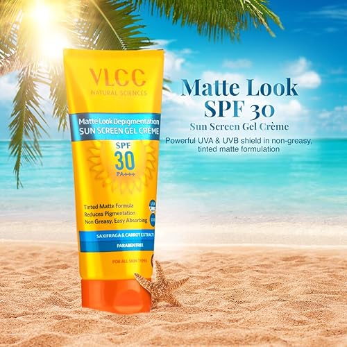 Miniatura 2 de VLCC Matte Look SPF 30 Crema de gel de protección solar (100 gm)
