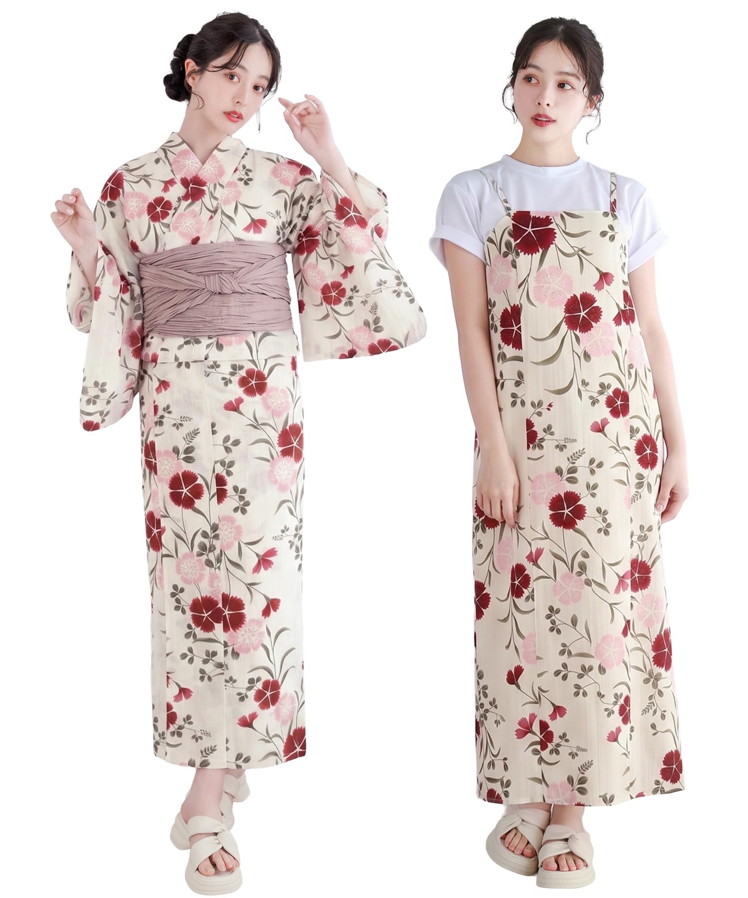 Amazon | [KYOETSU] [キョウエツ] 浴衣セット 変わり織 生成り