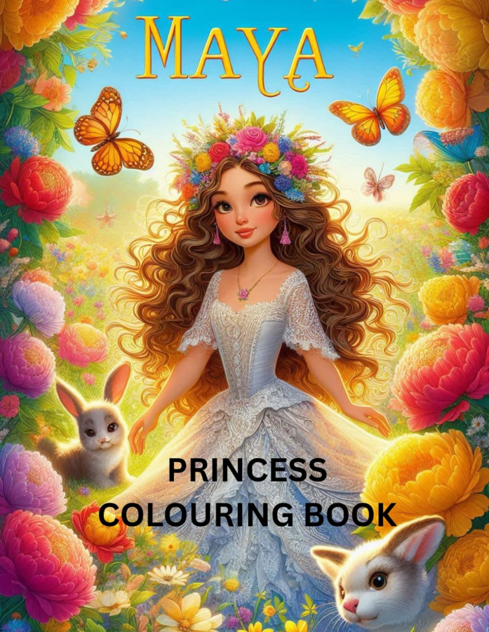 MAYA: PRINCESS COLOURING BOOK
