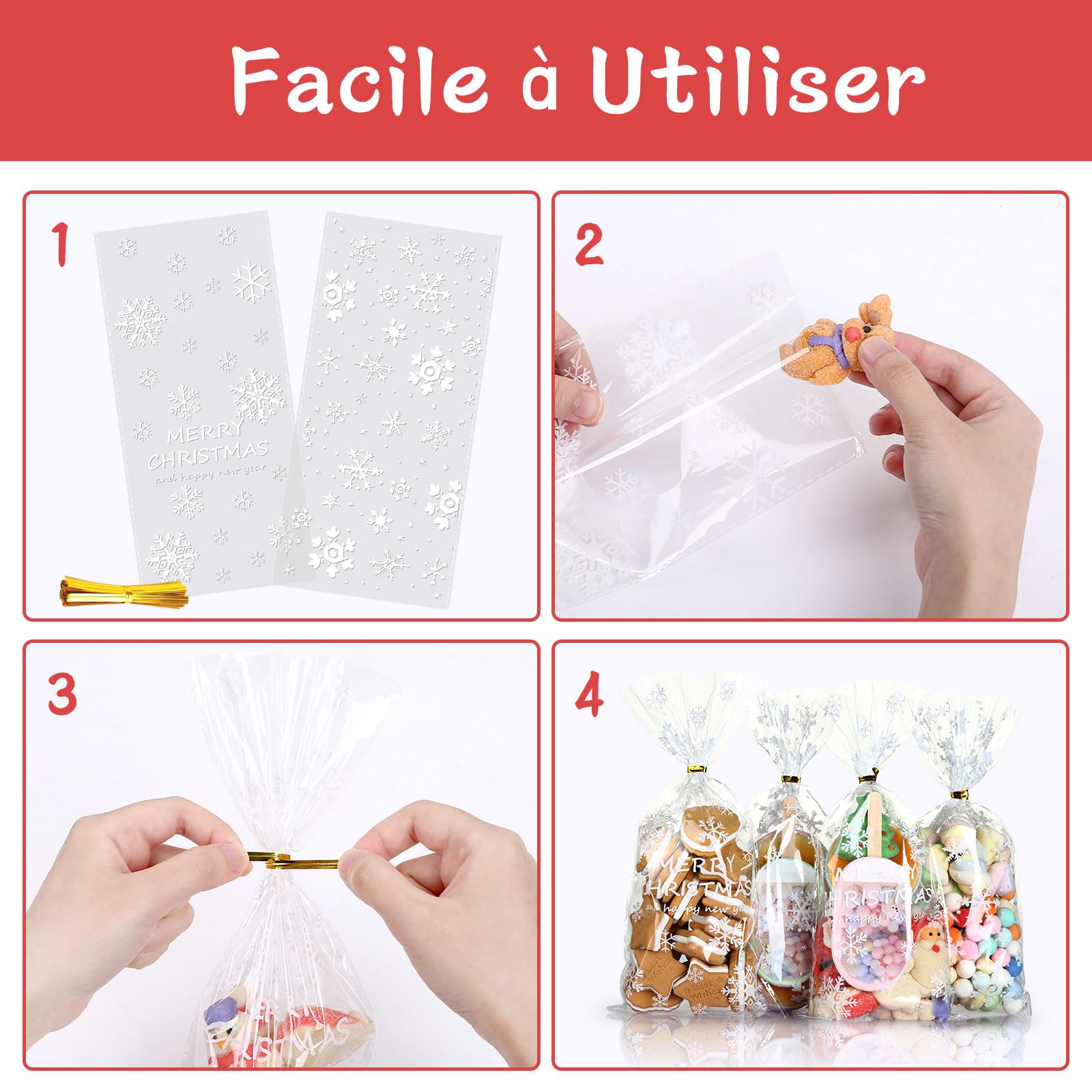 Albero Di Natale E Il Simbolo Del Fiocco Di Neve. Bella Dolce Natale Candy. Decorata A Mano, In - Foto 3