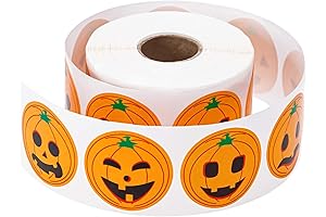 2023 Spooktacular Halloween Sticker Roll: 800 Pieces of Ghoulish Delight
