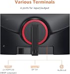 Amazon Basics 27 Inch Gaming Monitor, FHD 1080P, 165Hz, VESA Compatible, Adaptive sync, 1ms Response