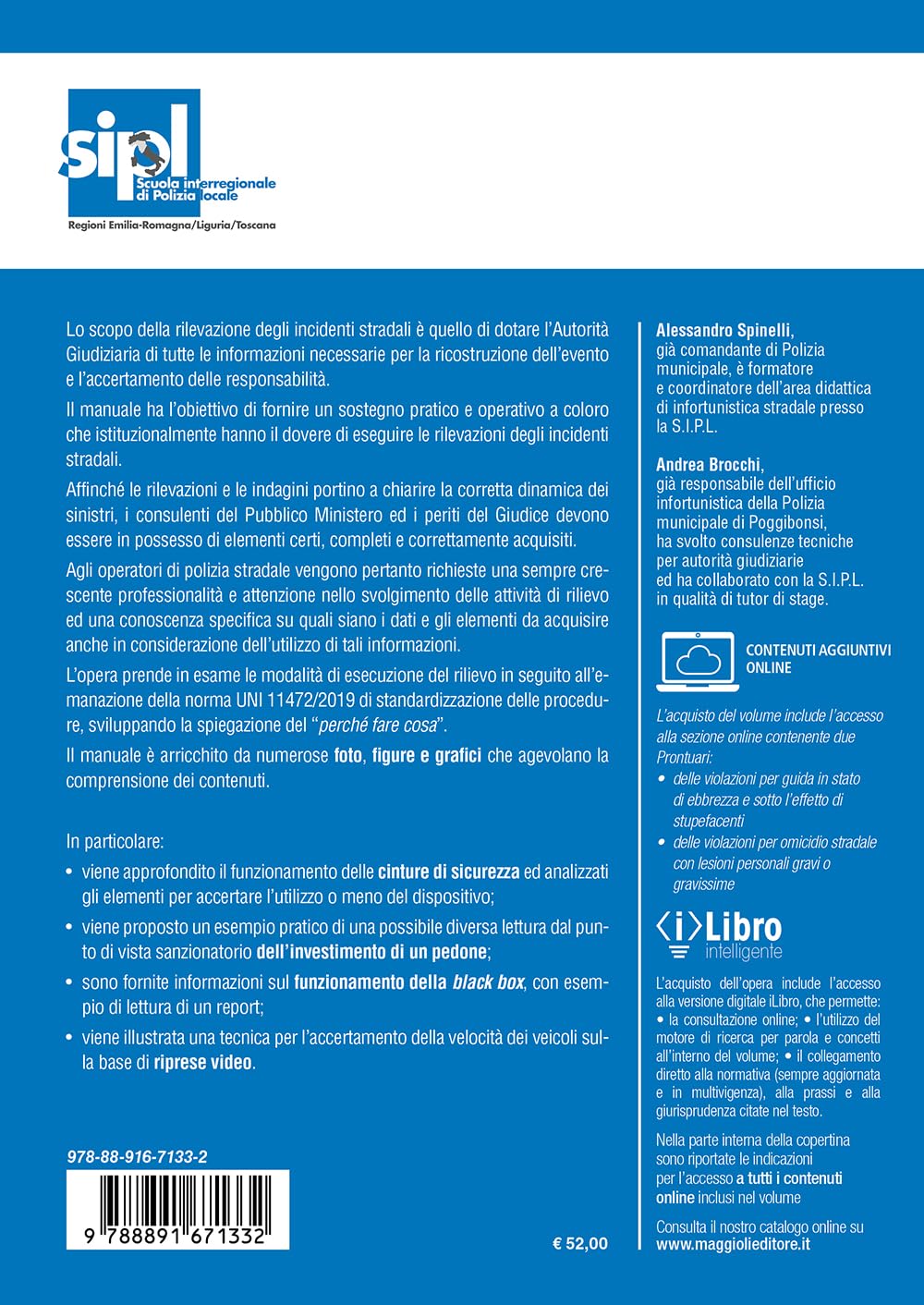 Manuale operativo di infortunistica stradale