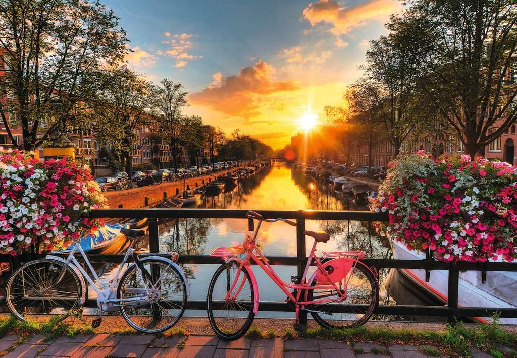 Ravensburger Sunset in Amsterdam 200-Piece Jigsaw Puzzle, Yellow, Grande - Image 2