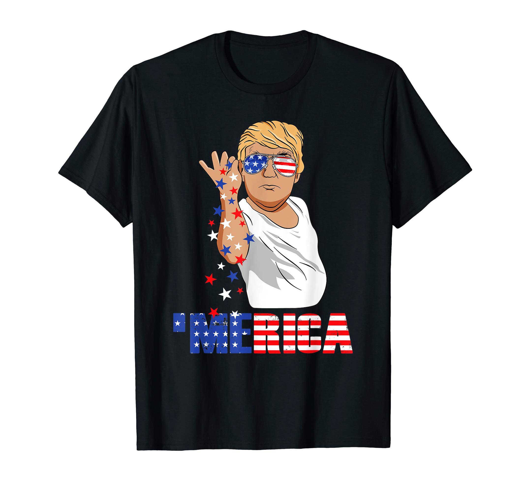 Funny Donald Trump 4th Of July Tshirt GiftsFunny Trump Salt Merica Freedom 4th of July T-Shirt Gifts T-ShirtOEKO-TEX STANDARD 100