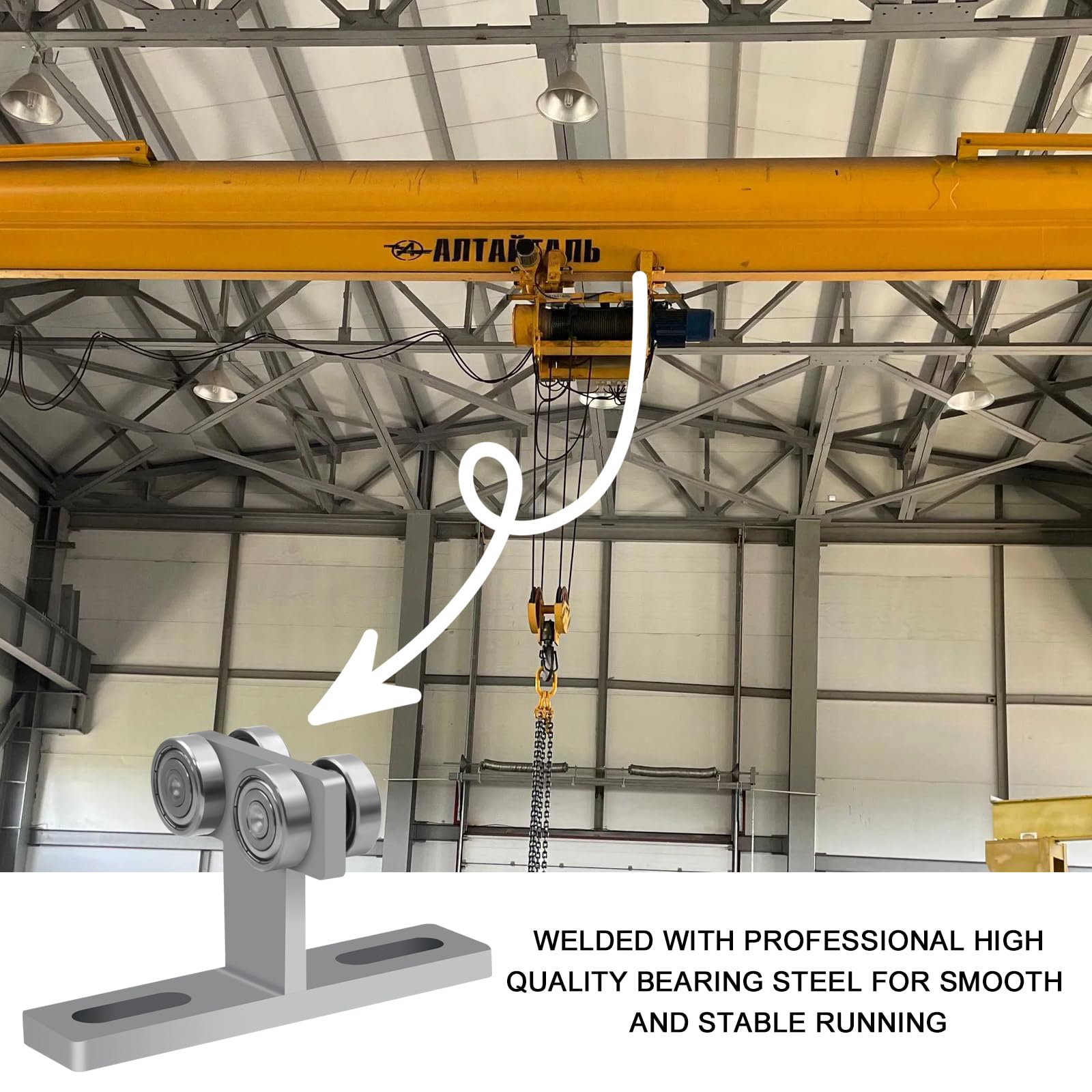 Carro De Rueda De Rodillo De Acero Inoxidable, Diámetro De